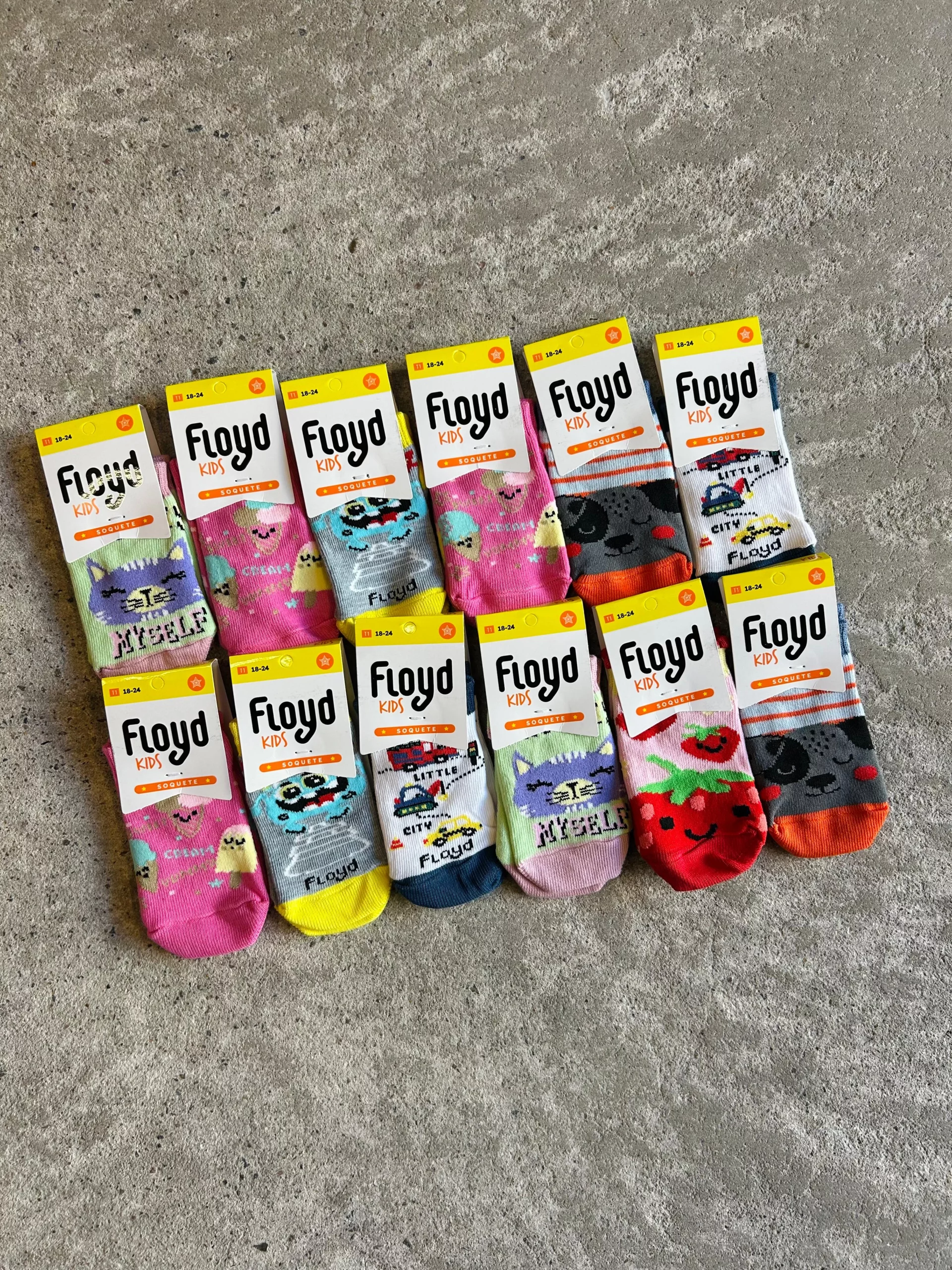 FLOYD ART 61 T4 SOQUETE DE NIÑO PACK X12 - Imagen 2