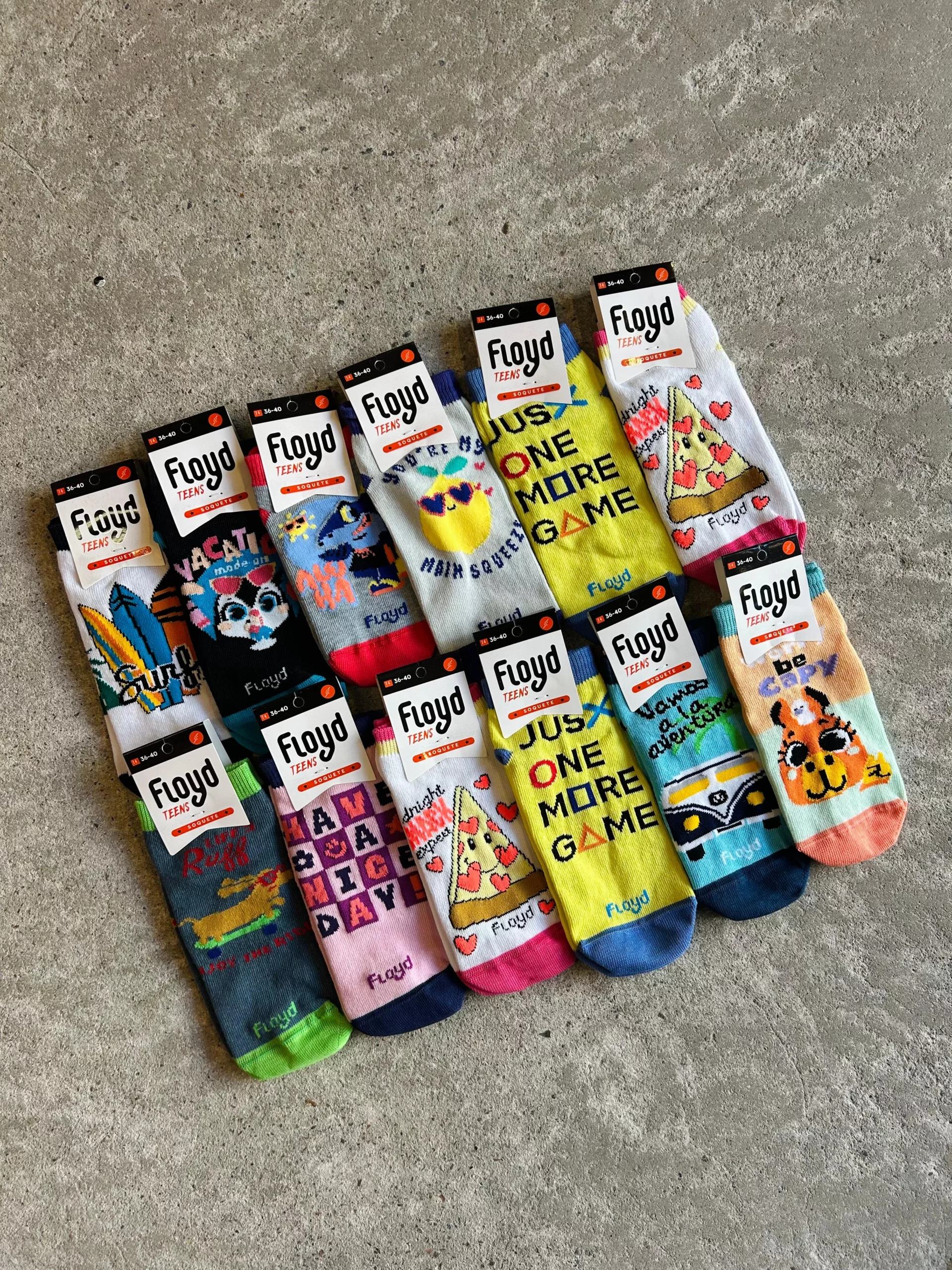 FLOYD ART 61 T4 SOQUETE DE NIÑO PACK X12