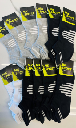 MARCELA KOURY ART 6280 SOQUETE SPORT DE HOMBRE PACK X12