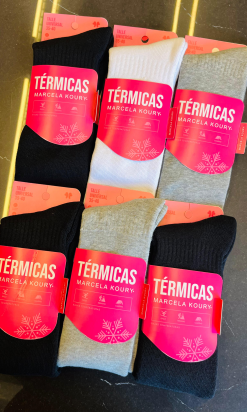 MARCELA KOURY ART 6500 MEDIA TERMICA DE DAMA LISA PACK X6