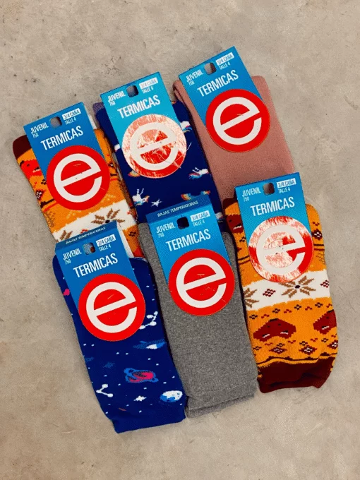 ELEMENTO ART 750 TERMICA JUVENIL ESTAMPADA PACK X6