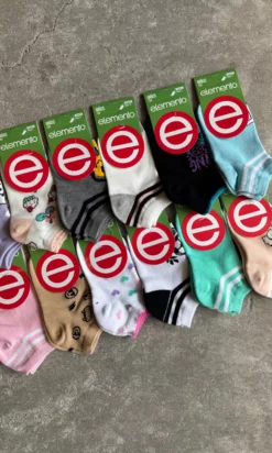 ELEMENTO ART 104 TALLE 2 Y 3 SOQUETE ESTAMPADO NIÑO PACK X12 - Imagen 4