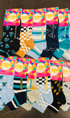 MARCELA KOURY 68202 TALLE 4 Y 5 SOQUETE DE VARON PACK X12