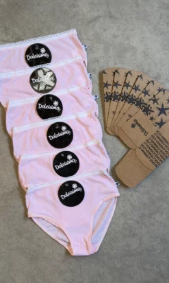 DOLCISIMA ART 88808 BOMBACHA ROSA NENA PACK X6