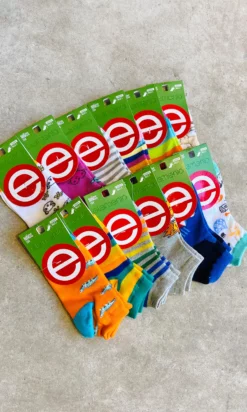 ELEMENTO ART 104 TALLE 2 Y 3 SOQUETE ESTAMPADO NIÑO PACK X12