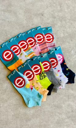 ELEMENTO ART 105 SOQUETE JUVENIL ESTAMPADO PACK X12