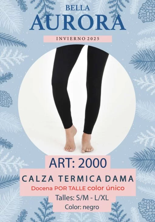 CALZA TERMICA DE DAMA AURORA ECONOMICA