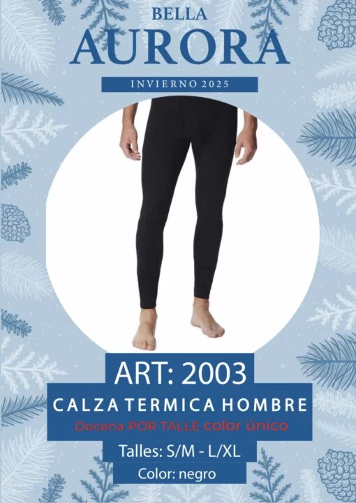 CALZA TERMICA DE HOMBRE AURORA ECONOMICA