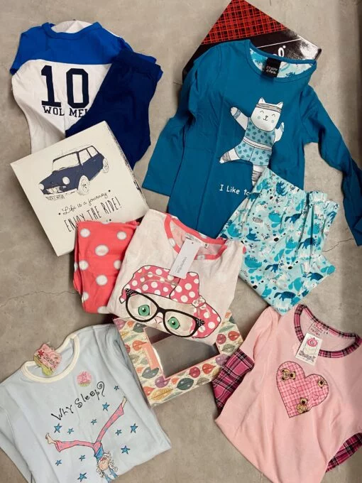 PROMO COMBO MIX PIJAMAS DE NIÑOS Y NIÑAS X6