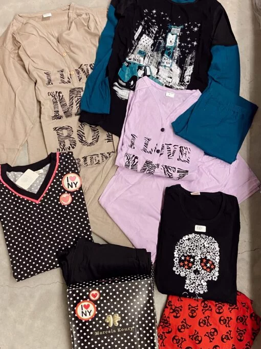 PROMO COMBO MIX DE PIJAMAS DE DAMA X5