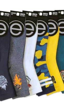 ELEMENTO 402E ⅓ DE CAÑA ESTAMPADO DE HOMBRE PACK X12