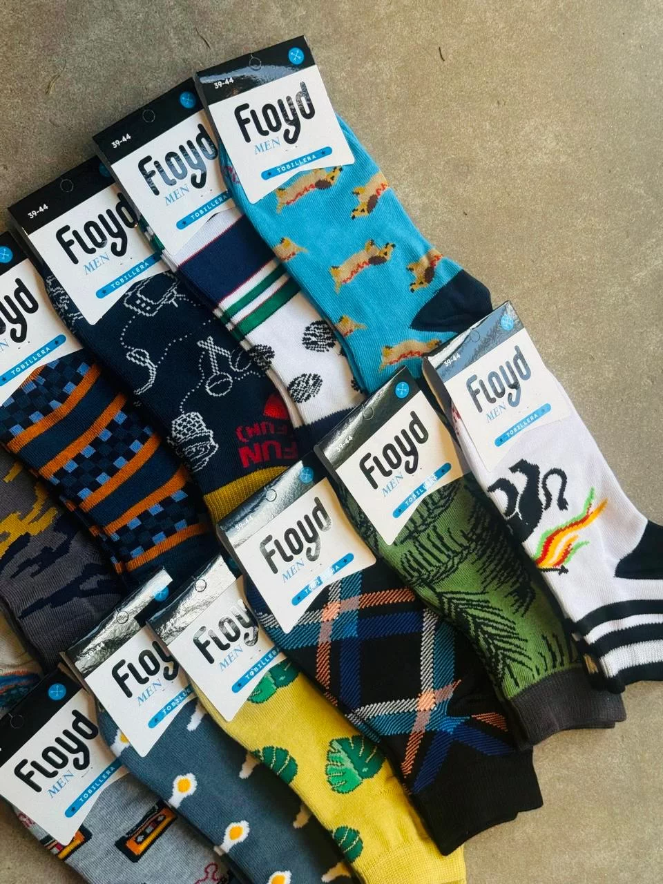 FLOYD ART 1413 SOQUETE DE HOMBRE PACK X12 - Imagen 2