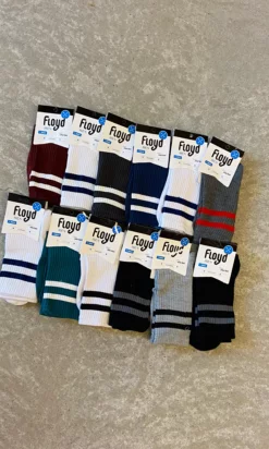 FLOYD 1420 MEDIA DE ALGODON Y LYCRA TOALLA PACK X12