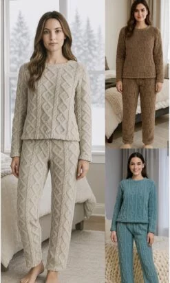 PIJAMA DE DAMA TERRENAL TERMICO