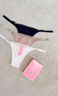 GABELA ART 7100 TANGA LESS PACK X3