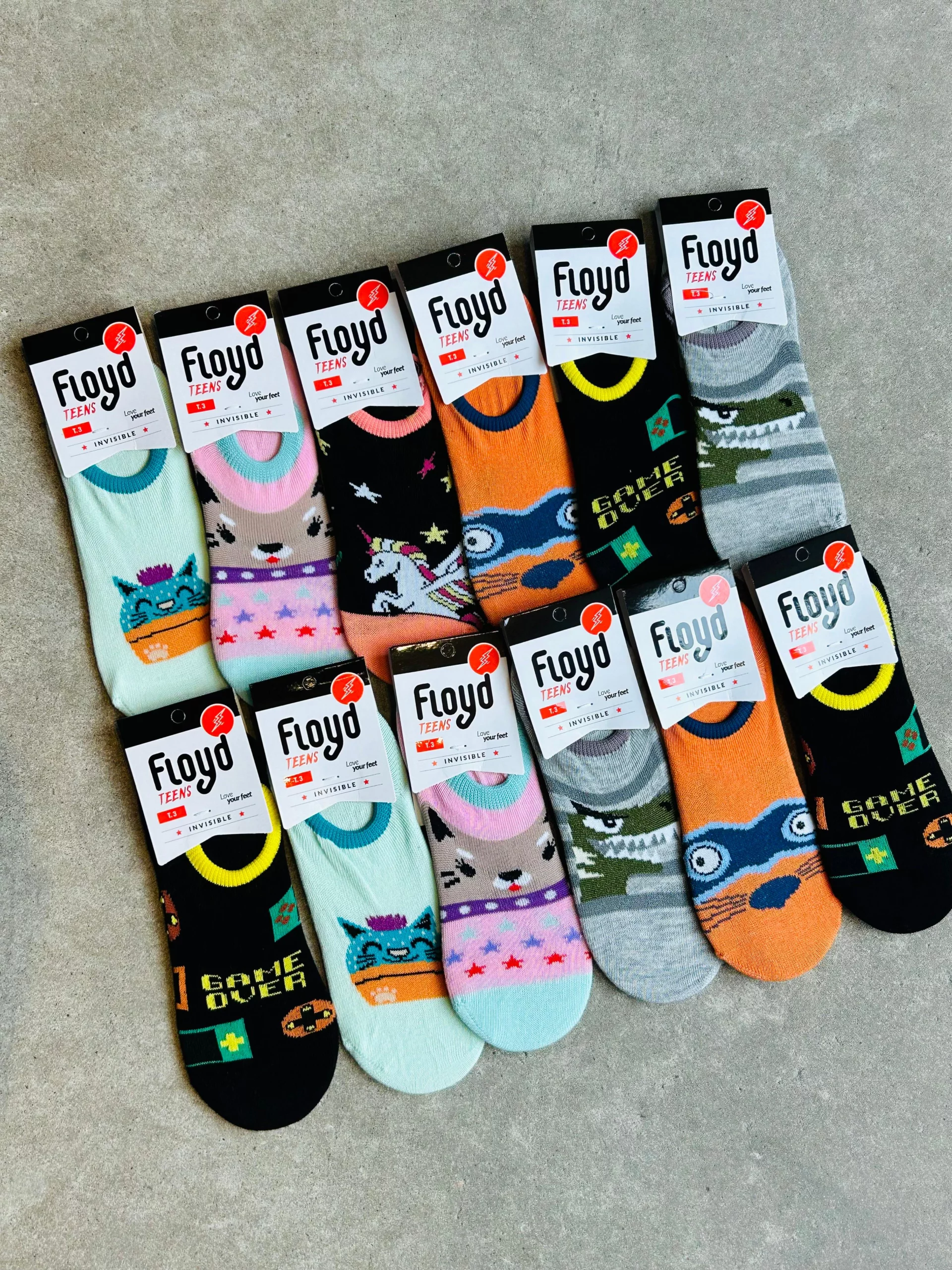 FLOYD ART 62 TALLE 3 INVISIBLE DE NIÑO PACK X12