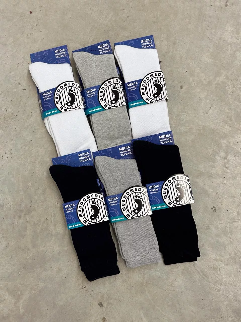 MUNDO ART 334 TERMICA DE HOMBRE PACK X6
