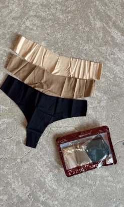 PANIC PANTIES ART 02 COLALESS SEGUNDA PIEL PACK X3