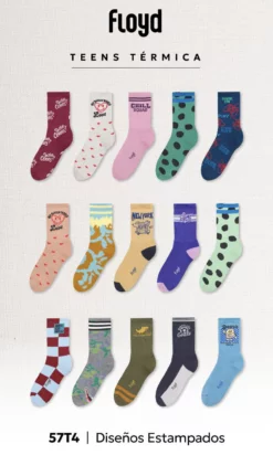 FLOYD 57 T4 1/2 CAÑA TERMICA DE NIÑO TALLE 4 PACK X12