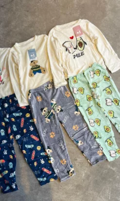 SR ART 3006 PIJAMA DE NIÑOS POLAR SOFT BORDADO - Imagen 3
