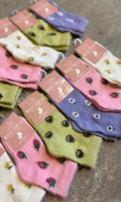 SR ART 9200.5 MEDIAS TERMICAS PELUCHE DE NIÑA PACK X12