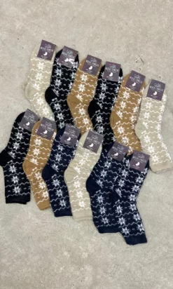 SR ART 9100.5 MEDIAS TERMICAS PELUCHE DE HOMBRE PACK X12