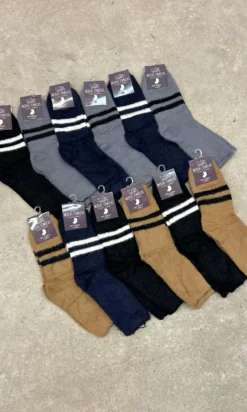 SR ART 9100.4 MEDIAS TERMICAS PELUCHE DE HOMBRE PACK X12
