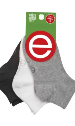ELEMENTO ART 104L.3 SOQUETE DE NIÑO LISO PACK X12