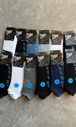 FLOYD ART GO 446 SOQUETE ANTIDESLIZANTE SPORT DE HOMBRE PACK X12